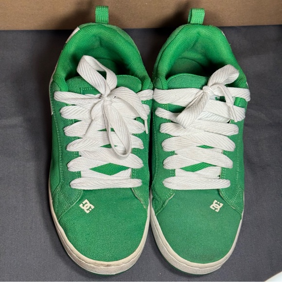 2009 DC Shoes Men’s 10 Court Graffik Emerald Green 300529 Skater Sneakers - Picture 16 of 16